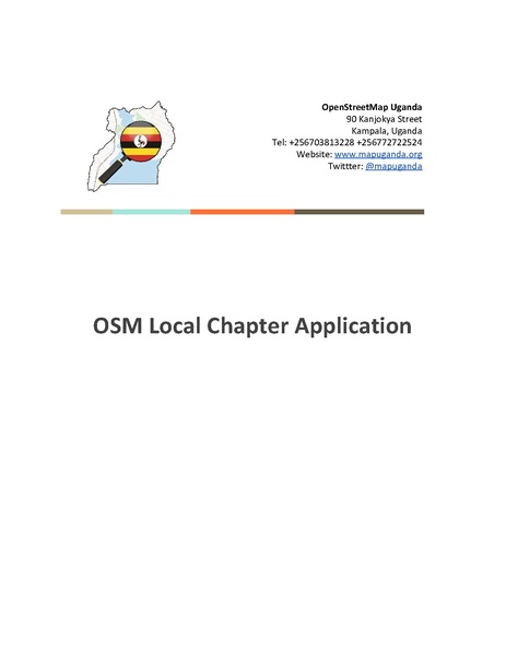 File:OSM Uganda-Local Chapter Application.pdf