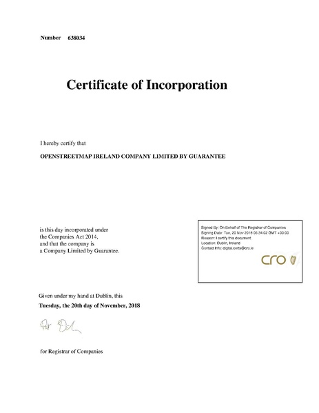 File:OSM Ireland-Certificate of Incorporation.pdf