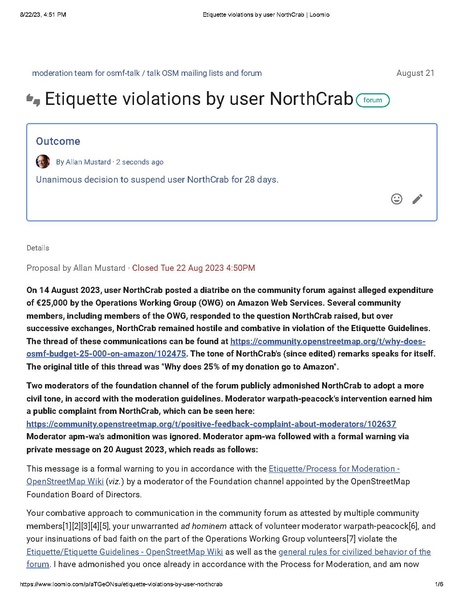 File:20230822 Etiquette violations by user NorthCrab.pdf
