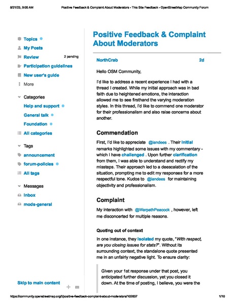 File:20230821 NorthCrab Feedback Complaint About Mod.pdf
